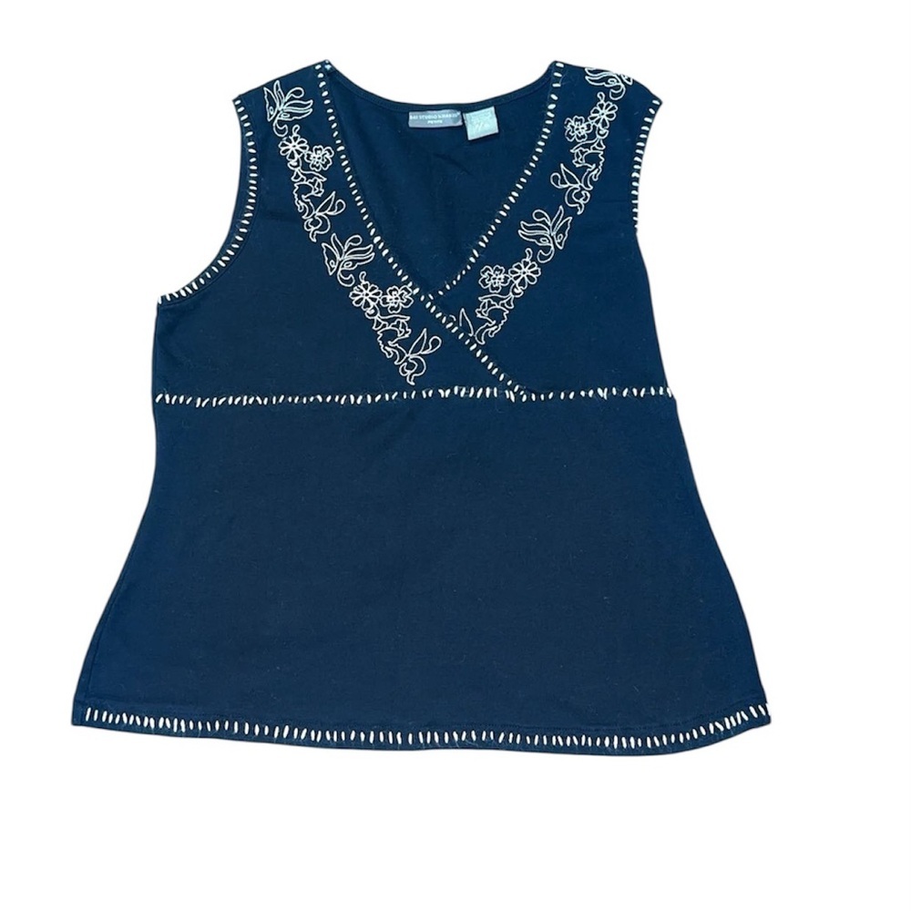 Bay Studio Charcoal Knit Top